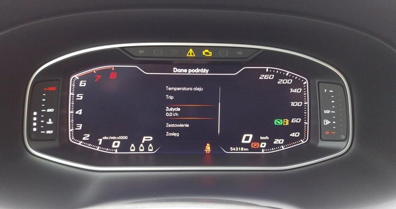 Seat Ateca cena 124900 przebieg: 54315, rok produkcji 2021 z Ińsko małe 352